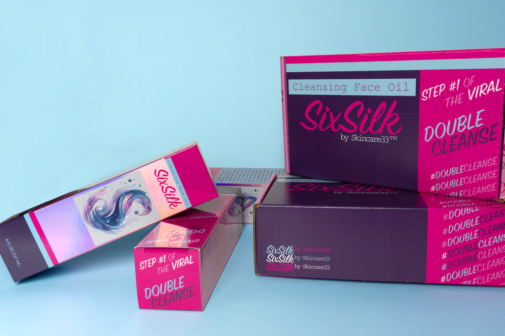 SixSilk Face Oil Cleanser - Step #1 of the Viral DOUBLE CLEANSE