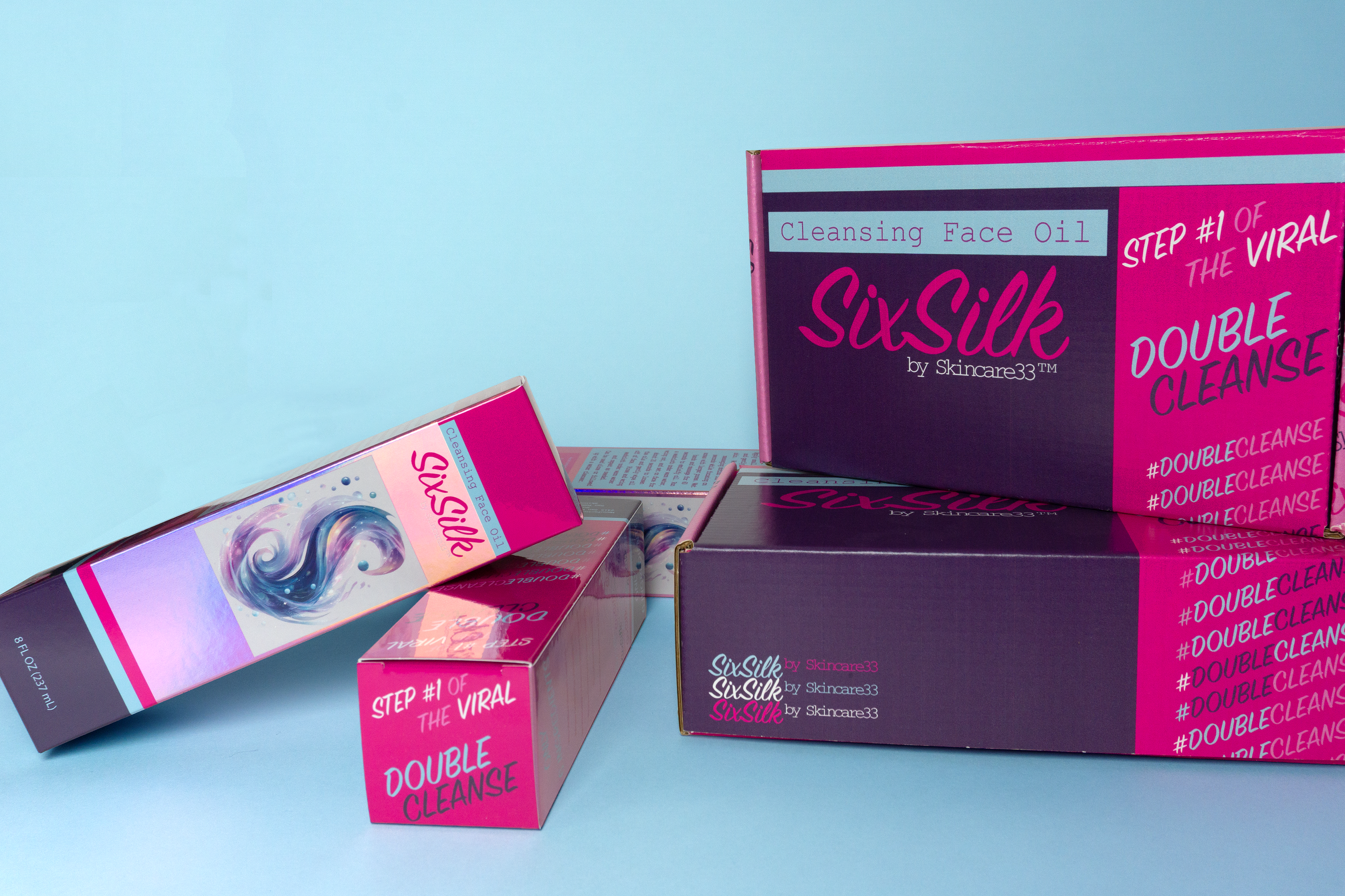 SixSilk Face Oil Cleanser - Step #1 of the Viral DOUBLE CLEANSE